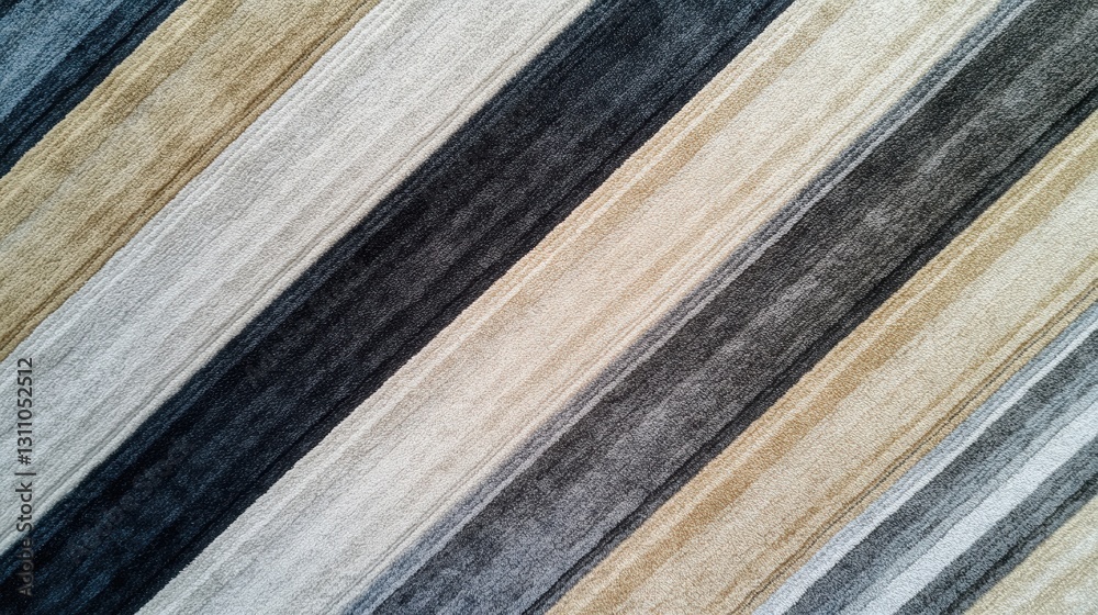 Poster diagonal stripe textile: a captivating textile showcases a dynamic pattern of diagonal stripes in a 