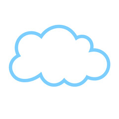 Cute Cloud Doodle Illustration