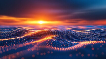 Cuttingedge technology like quantum wave tracking is being used to enhance financial analysis processes Concept Quantum Wave Tracking Financial Analysis CuttingEdge Technology Data Enhancement
