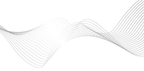 vector illustration of an line abstract white background. Vector abstract light blend paper wave flow digital gradient transparent.