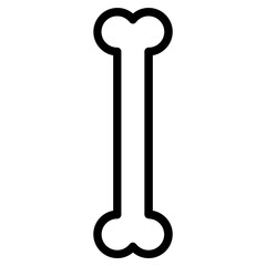 Bones Christmas Easter Line Icon