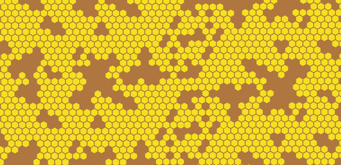 Honeycomb hexagon background vector illustration
