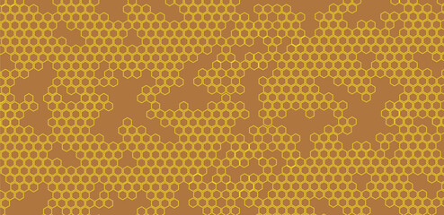 Honeycomb hexagon background vector illustration
