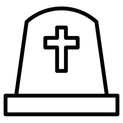 Calendar Easter Egg Line Icon