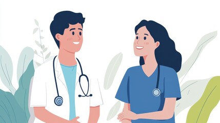 Friendly Physician Smiling While Holding Stethoscope in Hand