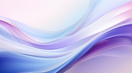 Stylized waves of translucent purple and blue blend elegantly across the canvas, creating a dreamy backdrop ideal for design use.