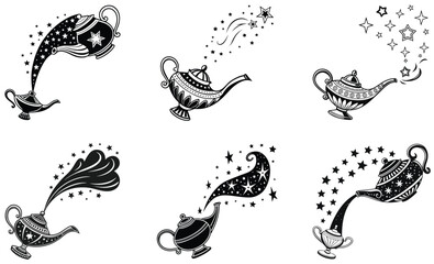 Hand drawn miscellaneous doodle illustration