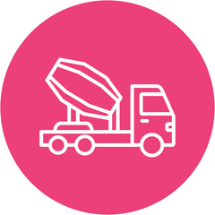 Mobile Batching Plant Icon