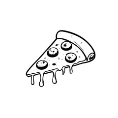 Pizza Food Illustration