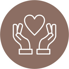 Obraz premium Compassion Icon