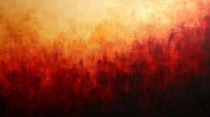 Deep gradient from auburn to amber, rich and textured 