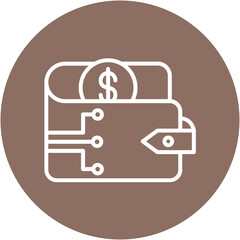 Obraz premium Digital Wallet Icon