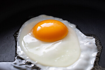 目玉焼きの調理