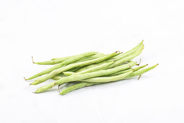 Raw fresh young green bean