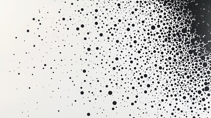 Black Dots Texture: An abstract image showcasing a pattern of scattered black dots creating a visual texture that evokes a sense of depth, mystery, and modern elegance.