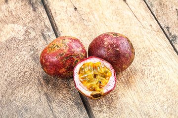 Tropical exotic Maracuya Passion fruit
