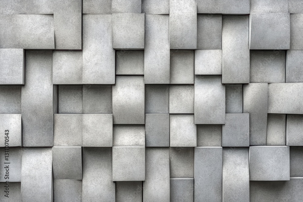 Poster cuboid texture: a mesmerizing abstract of overlapping rectangular cuboids creates a striking, textur
