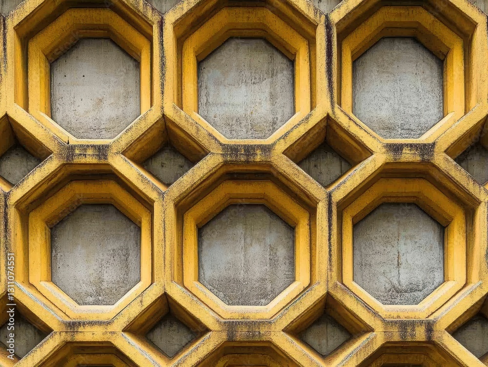 Poster geometric octagon pattern: an abstract background texture featuring a repeating pattern of octagons 