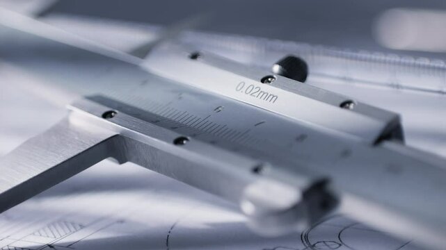 Vernier caliper measuring diameter tool Inspection Quality Engineer Designer
