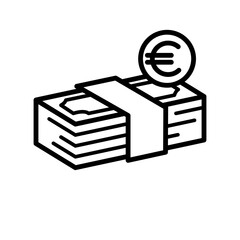 Money icon design template SVG