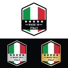 Made in Italy Make in Italy Organic Genuine Seal Tag Stamp Badge