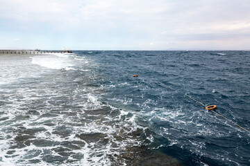 View of the coast of the Red Sea at Sharm El Sheikh resort