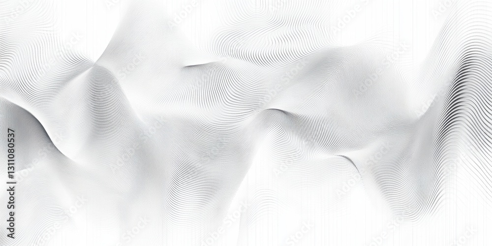 Poster abstract wave lines: the image features a mesmerizing display of abstract wave-like lines, creating 