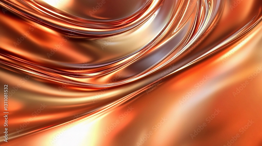 Poster abstract metallic background with smooth texture and line design