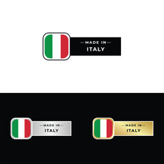 Made in Italy Make in Italy Organic Genuine Seal Tag Stamp Badge