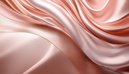 Obraz premium Rose Gold Elegance Gradient features a warm, feminine transition of soft rose gold with subtle pearlescent accents, creating a sophisticated, delicate, and refined look that exudes luxury and grace. 