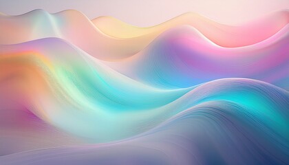Obraz premium A soft gradient of pearlescent, milky colors with a subtle iridescence, reminiscent of the delicate glow of opal. Elegant and dreamy, perfect for serene, sophisticated designs. 