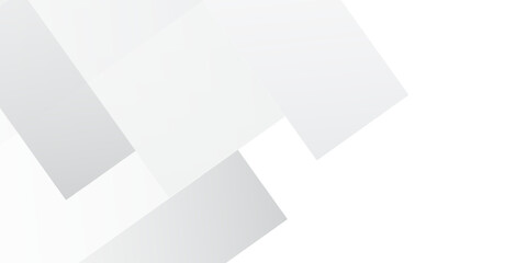 Vector 3D white geometric abstract background overlap layer on bright abstract