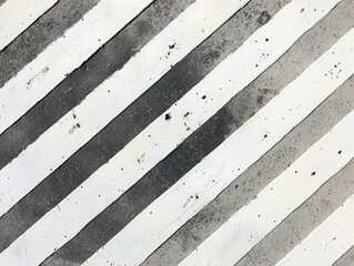 Fototapeta premium Diagonal Stripes: An abstract composition featuring bold diagonal stripes in shades of grey and white, creating a captivating play of lines and textures. 