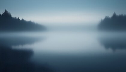 Fototapeta premium Misty Morning Gradient – A subtle transition from cool grey to the milky blue of a morning mist, evoking calm and serenity. 