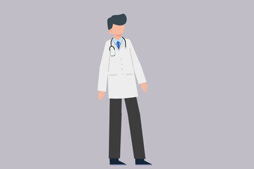 young doctor with stethoscope