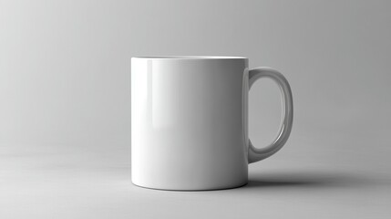 Fototapeta premium Plain White Mug Mockup