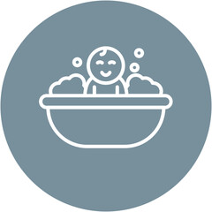 Baby Bath Icon