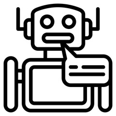 Robot Chat Icon