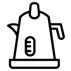 Kettle Teapot Drink Line Icon