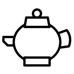 Kettle Teapot Drink Line Icon