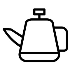 Kettle Teapot Drink Line Icon