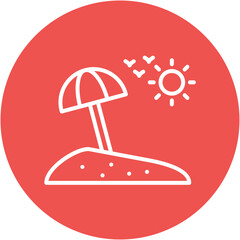 Beach Umbrella Icon
