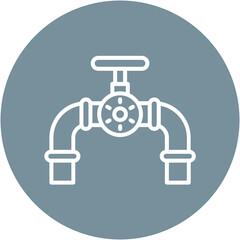 Gas Valve Icon