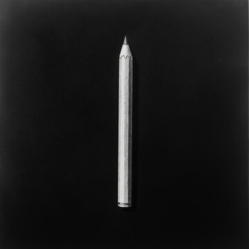 Ultra-fine 2mm pencil on bold black background, emphasizing precision, artistry, technical drawing, and creative inspiration