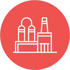 Oil Refinery Icon