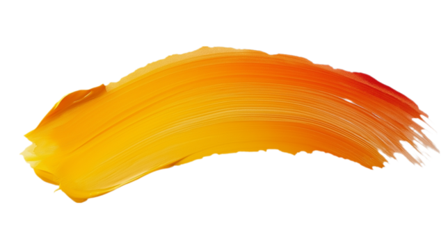 A vibrant abstract brushstroke of red and orange paint, creating a dynamic and energetic visual effect. Concept of creativity and artistic expression.