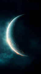 Obraz premium smartphone wallpaper, moon