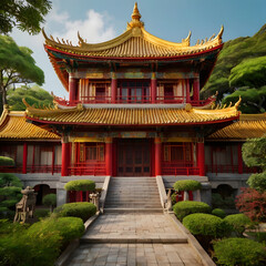 Fototapeta premium Traditional Asian Temple