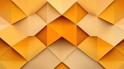 A yellow background with triangles and squares. The background is a bright and cheerful color that gives off a feeling of happiness and positivity
