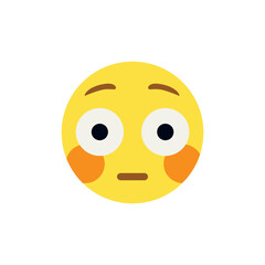 shocked emoji face shook illustration emoji vector